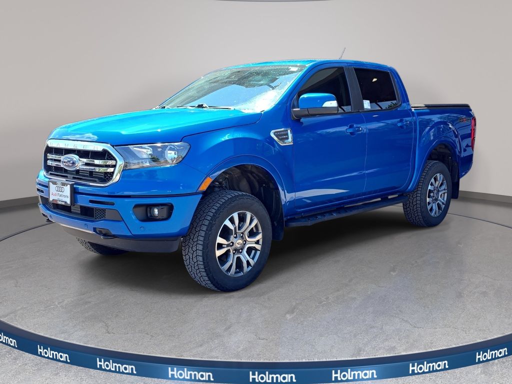 Velocity Blue Metallic 2022 Ford Ranger Pickup Truck Four-Wheel Drive Automatic