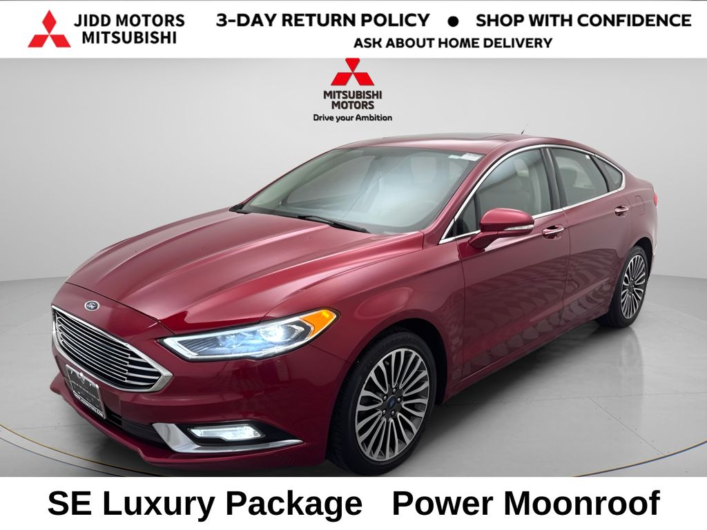 Ruby Red Metallic 2017 Ford Fusion Sedan Front-Wheel Drive 6-Speed Automatic