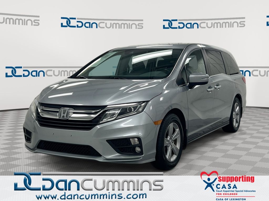 Blue 2019 Honda Odyssey Minivan Front-Wheel Drive 9-Speed Automatic