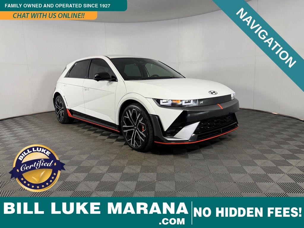 Atlas White 2025 Hyundai Ioniq 5 N AWD SUV / Crossover All-Wheel Drive 1-Speed Automatic