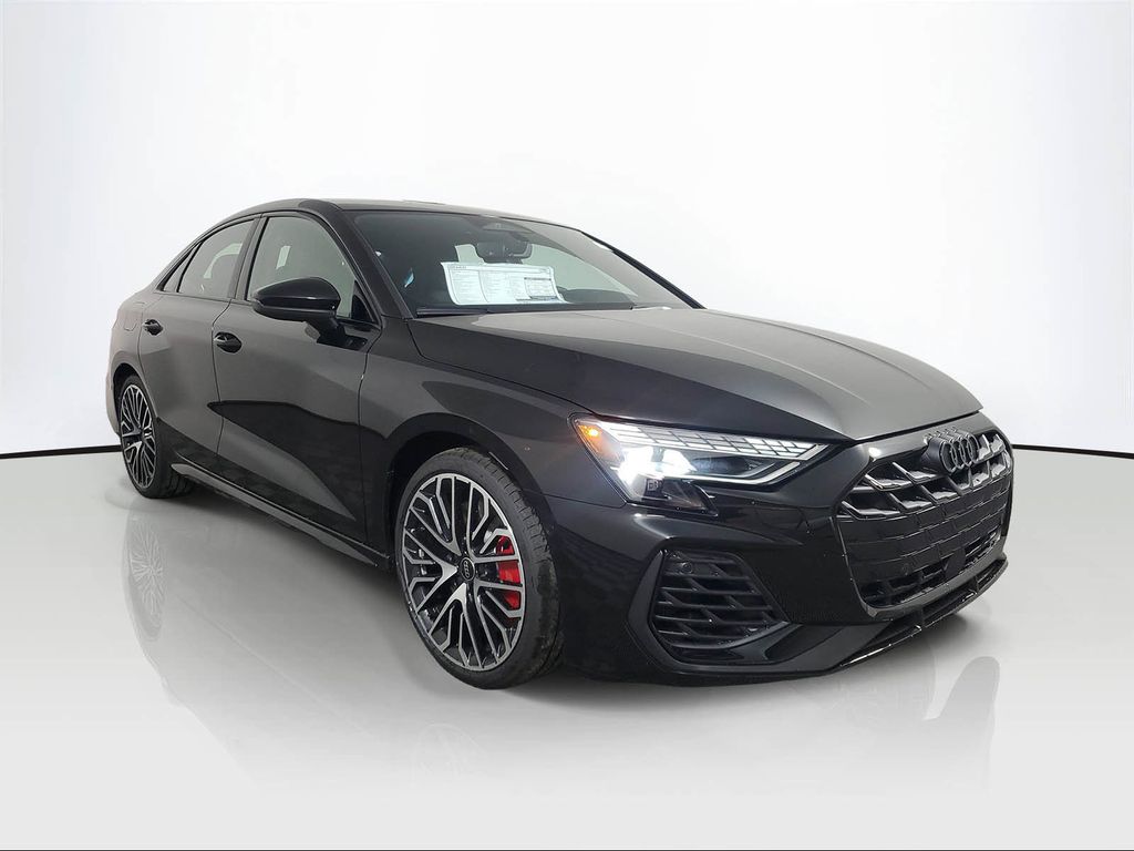 Mythos Black Metallic 2026 Audi S3 Sedan All-Wheel Drive 7-Speed Automatic