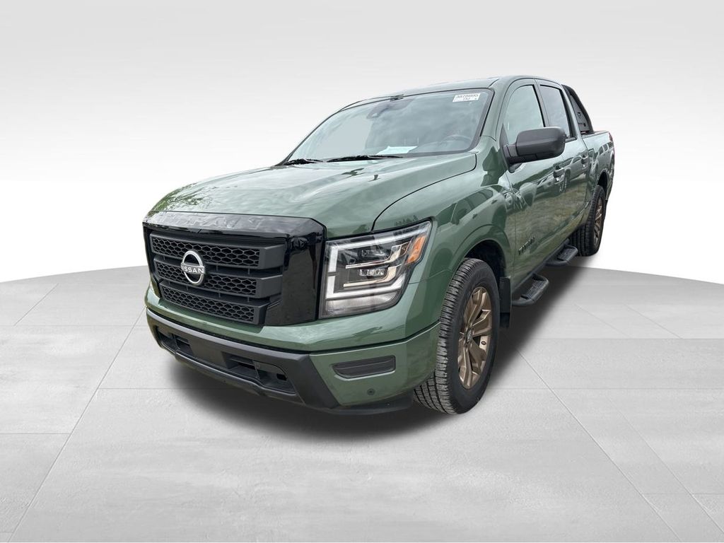 2024 Tactical Green Metallic Nissan Titan SV RWD Truck