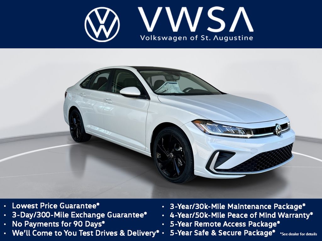 Opal White Pearl 2026 Volkswagen Jetta Sedan Front-Wheel Drive 8-Speed Automatic
