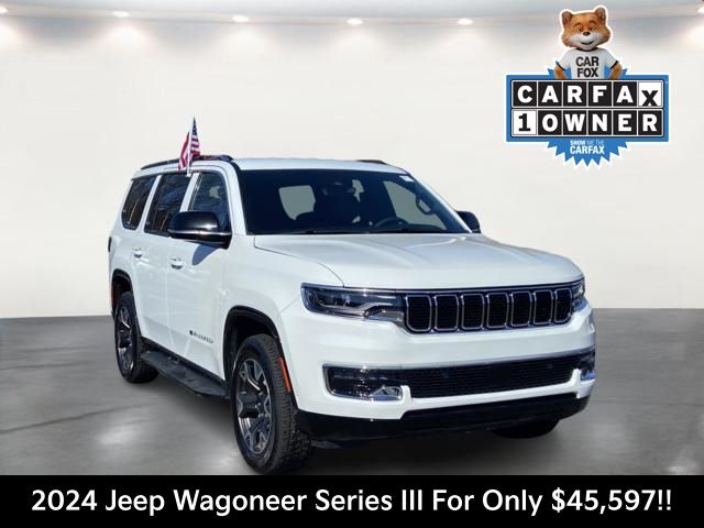Bright White Clearcoat 2024 Jeep Wagoneer Series III 4WD SUV / Crossover Four-Wheel Drive 8-Speed Automatic