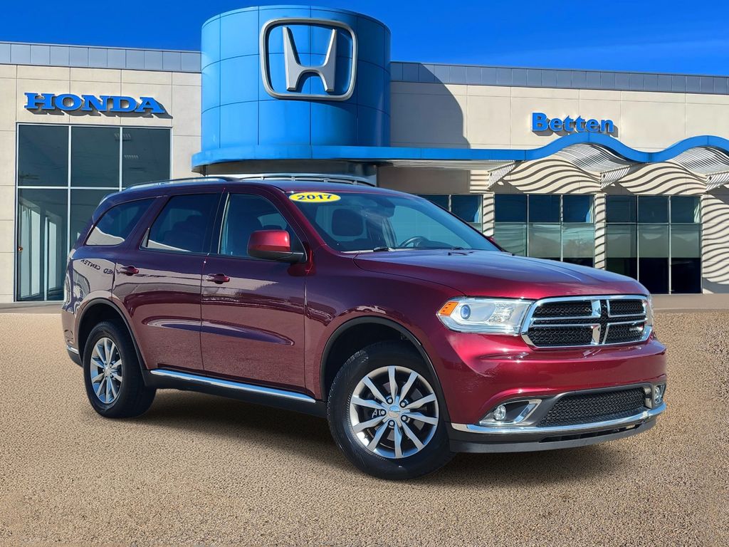 Octane Red Pearlcoat 2017 Dodge Durango SUV / Crossover All-Wheel Drive 8-Speed Automatic