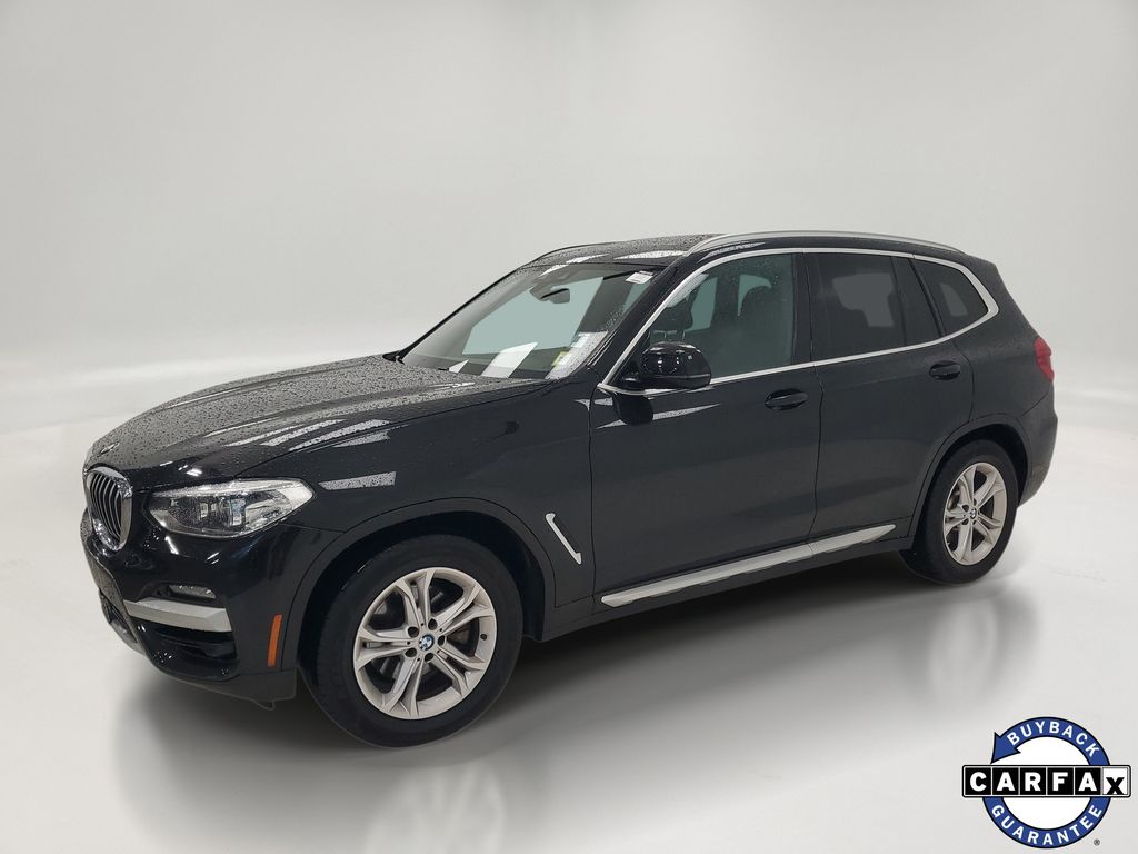 Black Sapphire Metallic 2021 BMW X3 SUV / Crossover All-Wheel Drive 8-Speed Automatic
