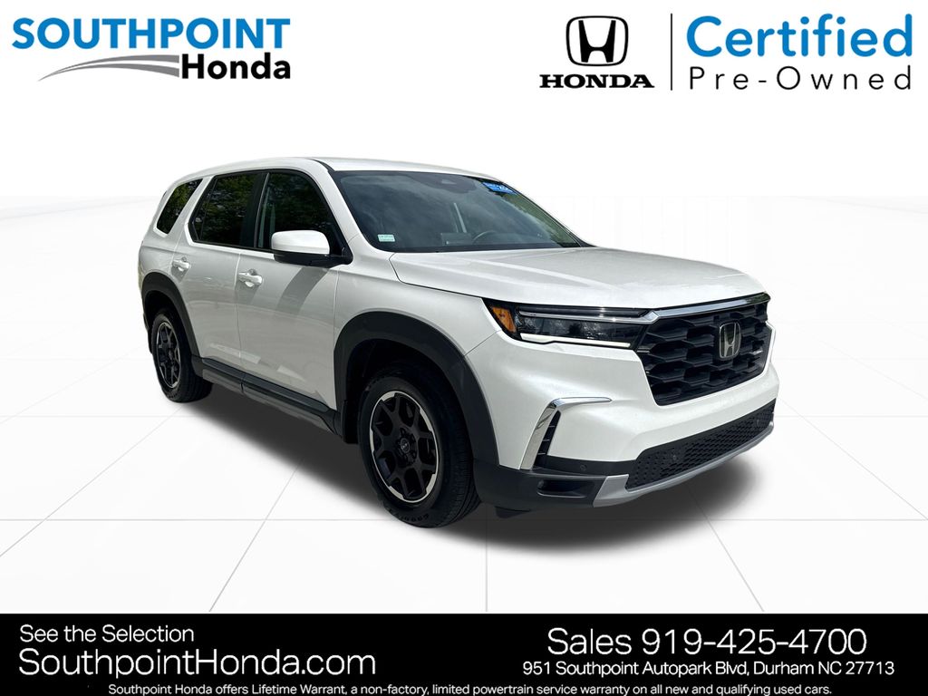 Platinum White Pearl 2025 Honda Pilot EX-L AWD SUV / Crossover All-Wheel Drive Automatic