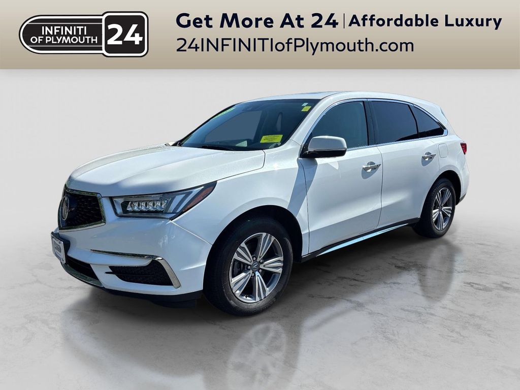 White 2020 Acura MDX SUV / Crossover All-Wheel Drive 9-Speed Automatic