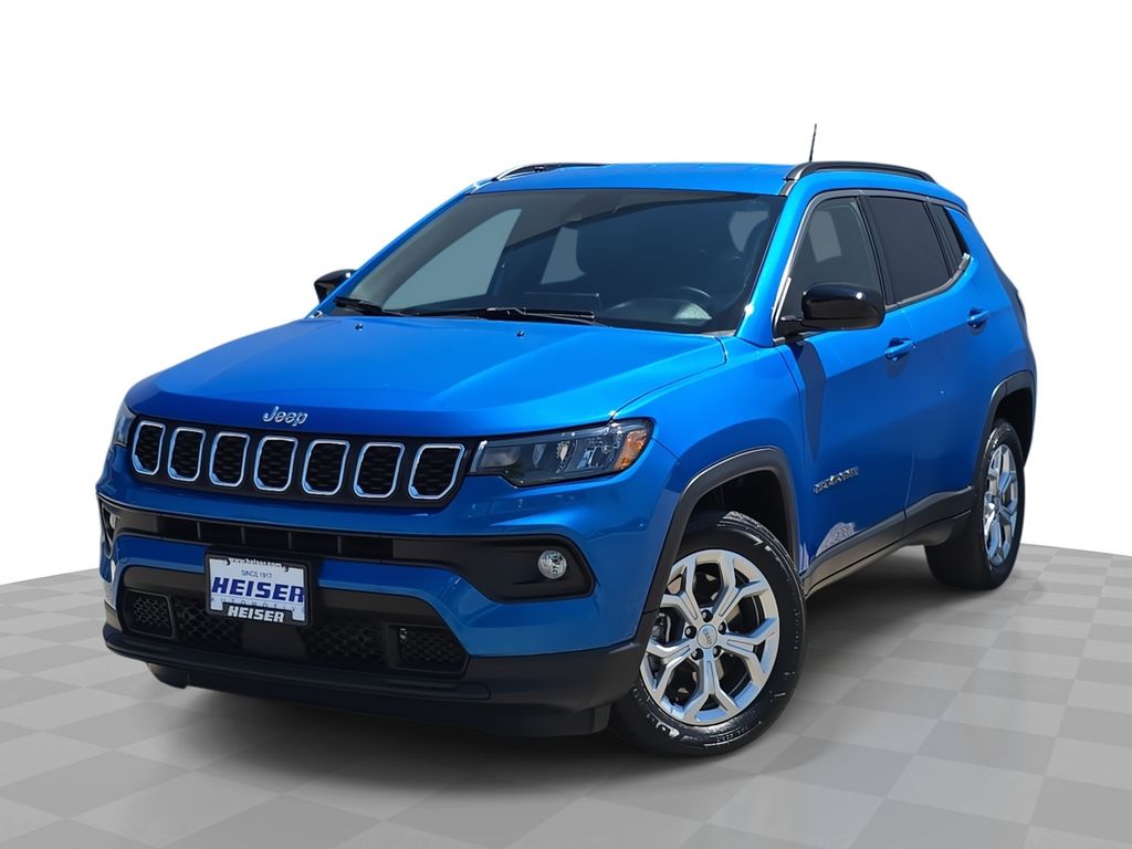 Hydro Blue Pearlcoat 2024 Jeep Compass SUV / Crossover Four-Wheel Drive 8-Speed Automatic