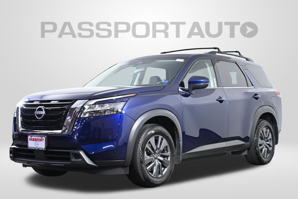 Deep Ocean Blue Pearl 2024 Nissan Pathfinder SUV / Crossover All-Wheel Drive Automatic