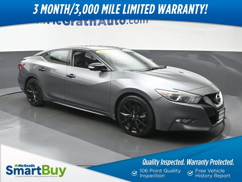 Gray (Gun Metallic) 2017 Nissan Maxima Sedan Front-Wheel Drive Continuously Variable Transmission