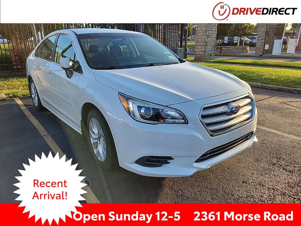 Crystal White Pearl 2015 Subaru Legacy Sedan All-Wheel Drive Continuously Variable Transmission