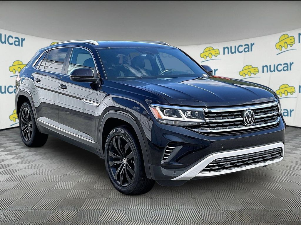 Black 2021 Volkswagen Atlas Cross Sport SUV / Crossover All-Wheel Drive 8-Speed Automatic