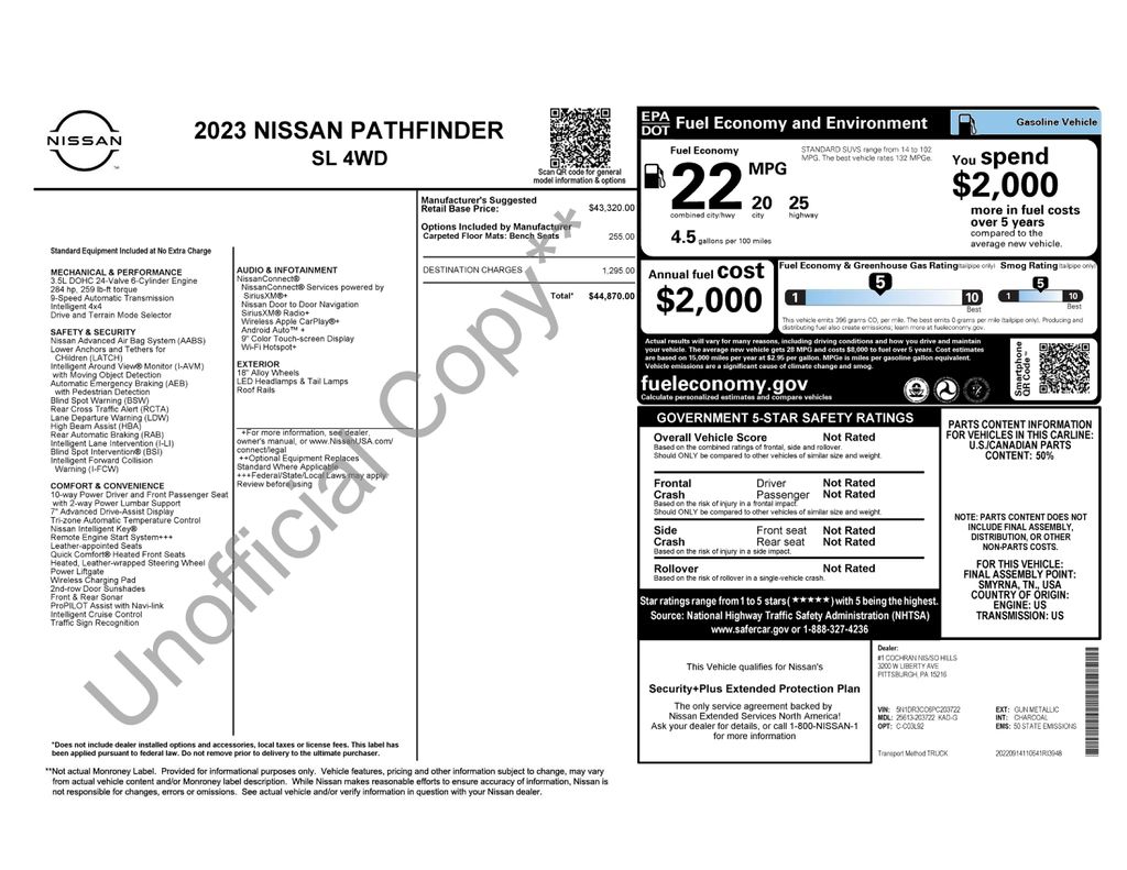 2023 Nissan Pathfinder SL Gray at Auto Express Mitsubishi