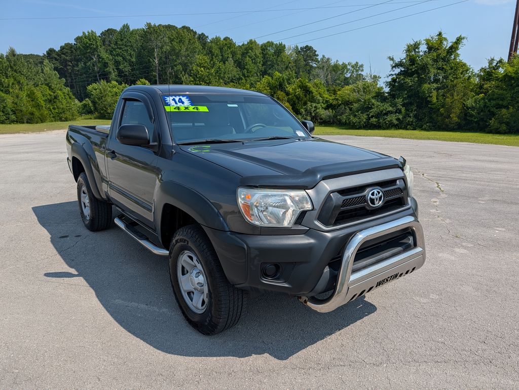Magnetic Gray Metallic 2014 Toyota Tacoma Regular Cab 4WD Pickup Truck Four-Wheel Drive 4-Speed Automatic