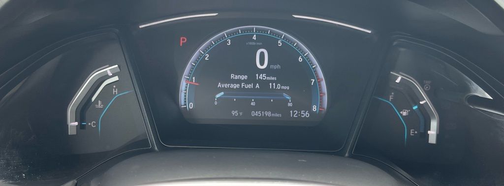 2019 Honda Civic LX Silver at DeMontrond Automotive Group