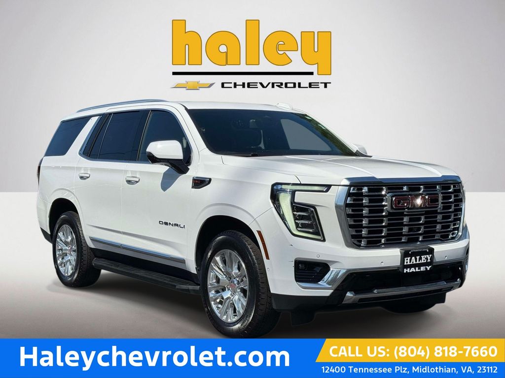 Summit White 2025 GMC Yukon SUV / Crossover Four-Wheel Drive