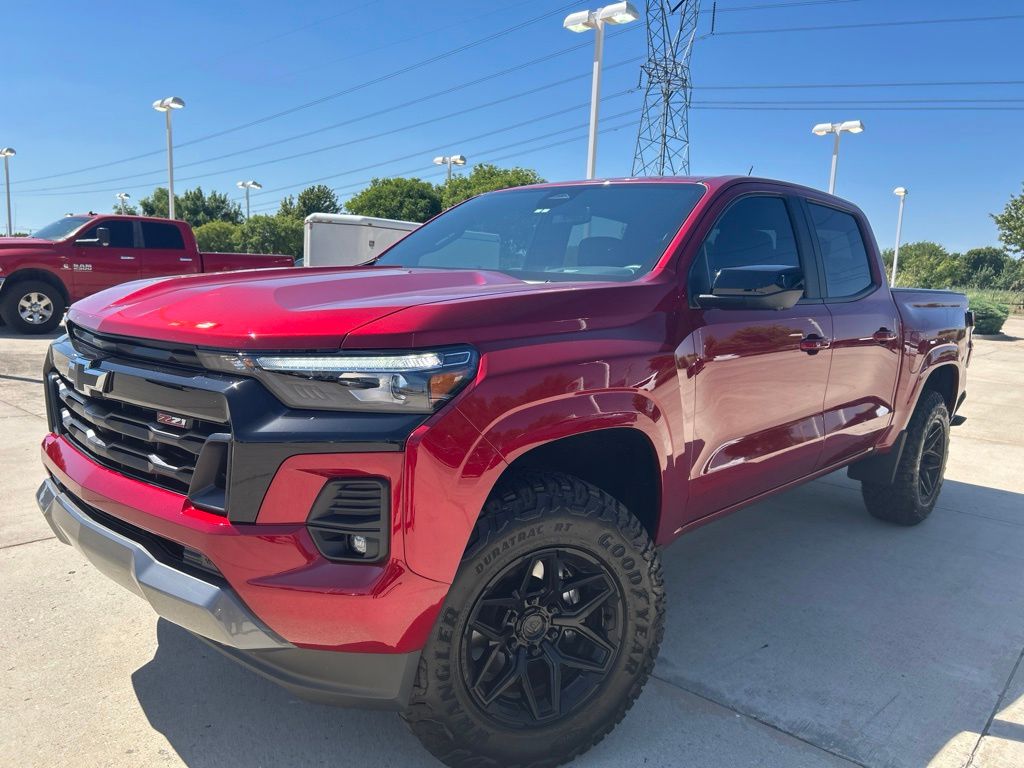 Radiant Red Tintcoat 2023 Chevrolet Colorado Pickup Truck Four-Wheel Drive 8-Speed Automatic