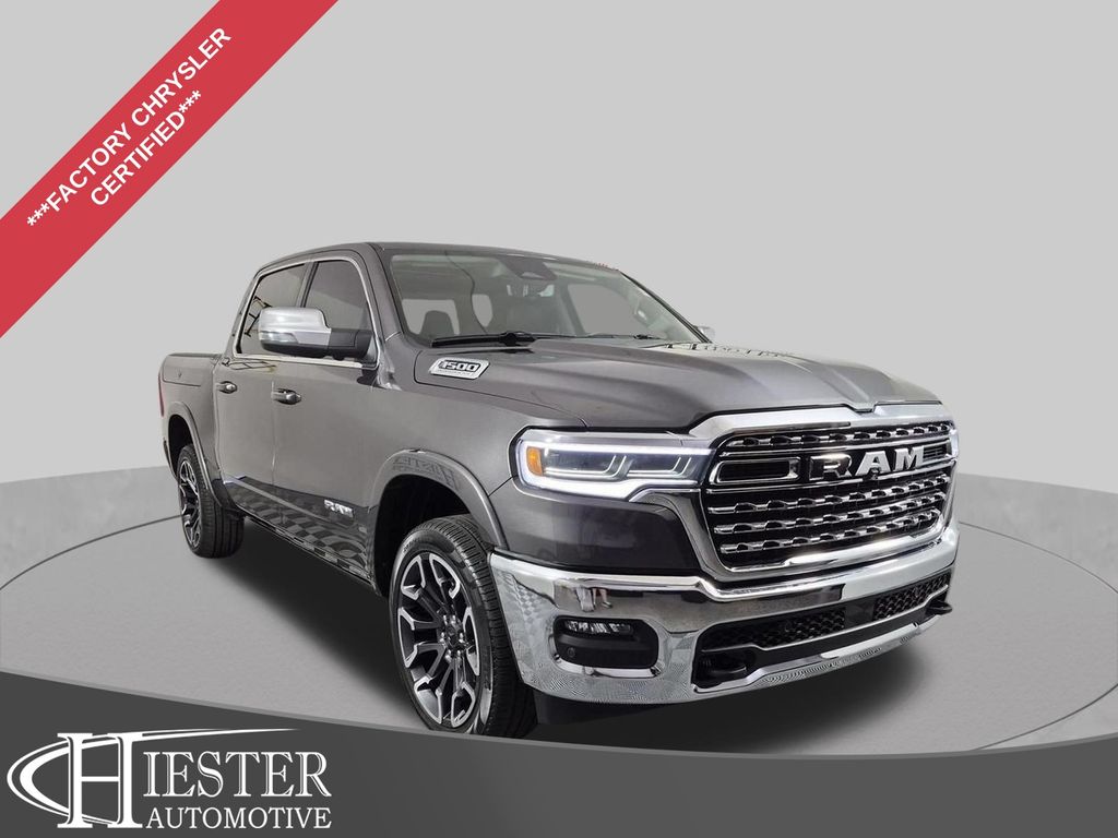 Gray (Granite Crystal Metallic Clearcoat) 2026 RAM 1500 Pickup Truck Four-Wheel Drive 8-Speed Automatic