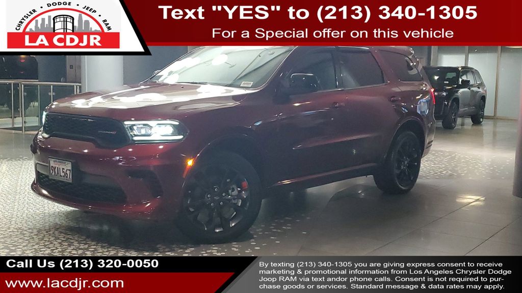 Red 2023 Dodge Durango GT AWD SUV / Crossover All-Wheel Drive 8-Speed Automatic