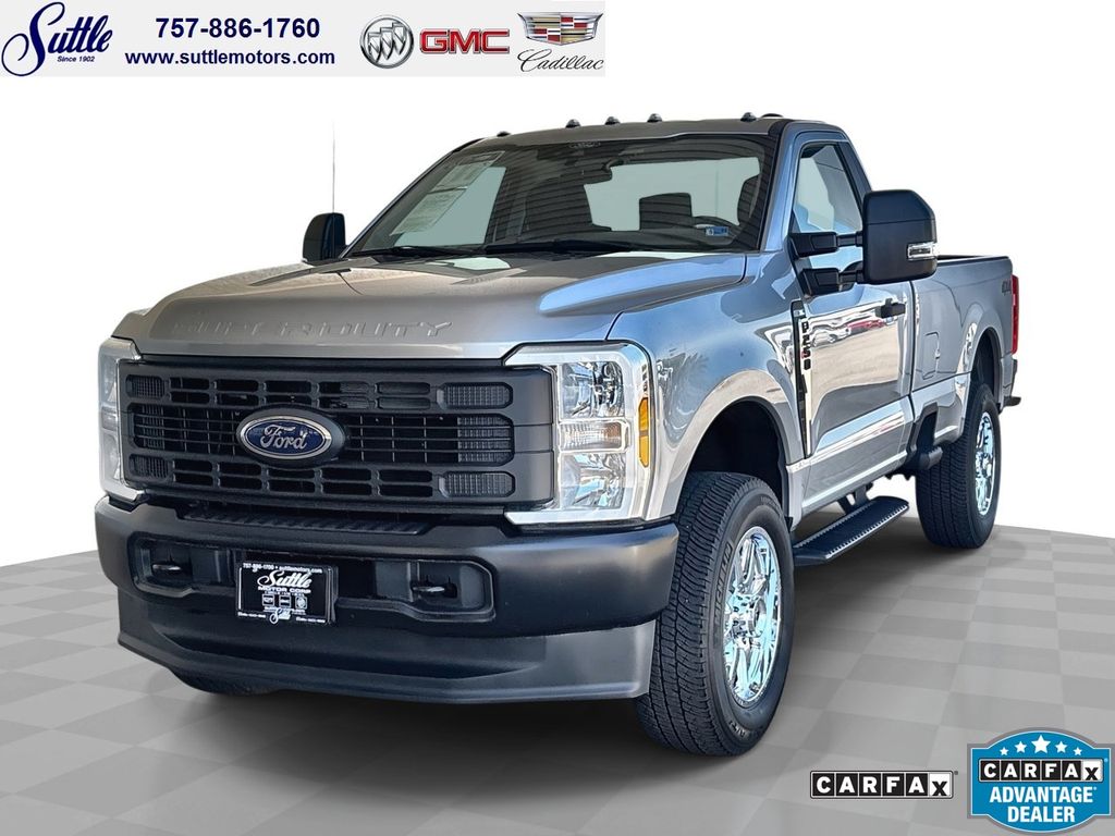 Iconic Silver Metallic 2024 Ford F-250 Super Duty Pickup Truck Four-Wheel Drive Automatic