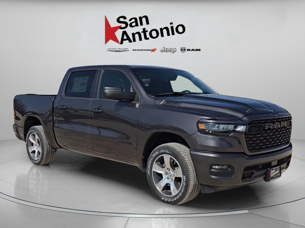Gray (Granite Crystal Metallic Clearcoat) 2026 RAM 1500 Express Crew Cab 4WD Pickup Truck Four-Wheel Drive 8-Speed Automatic
