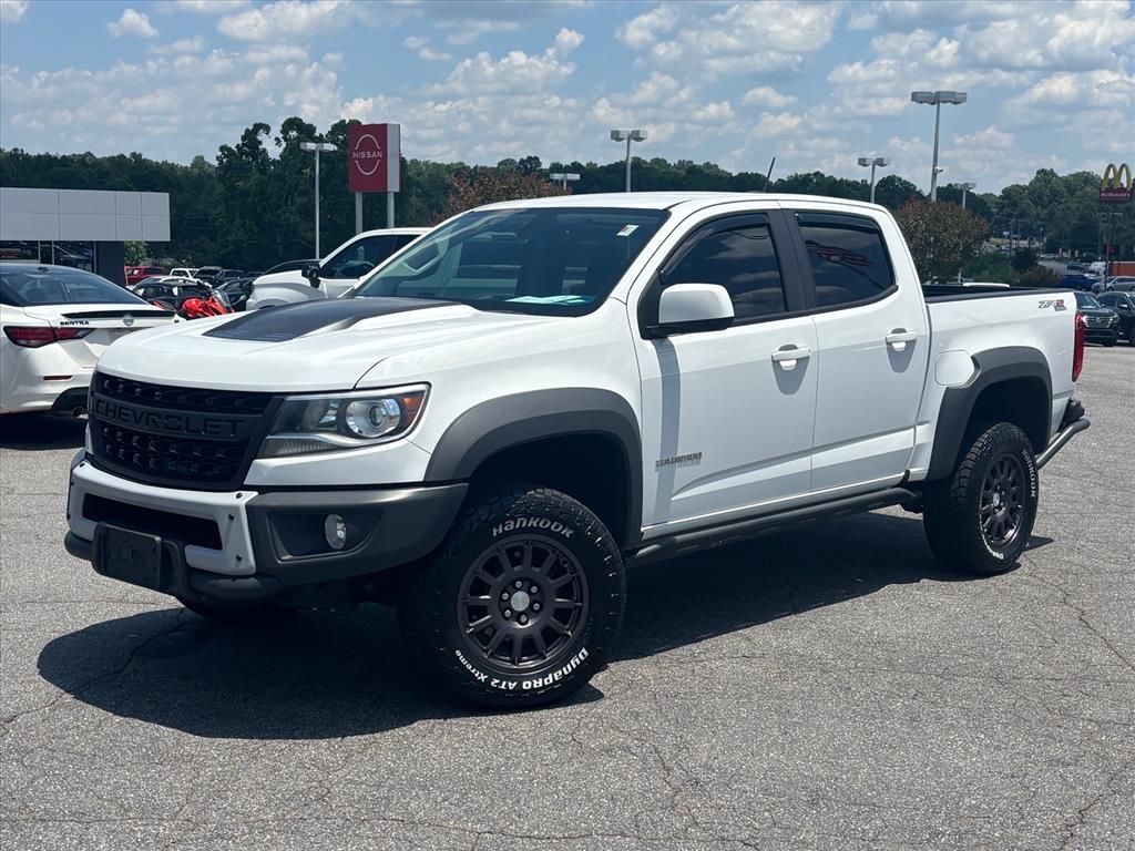 Summit White 2019 Chevrolet Colorado ZR2 Crew Cab 4WD Pickup Truck Four-Wheel Drive 8-Speed Automatic
