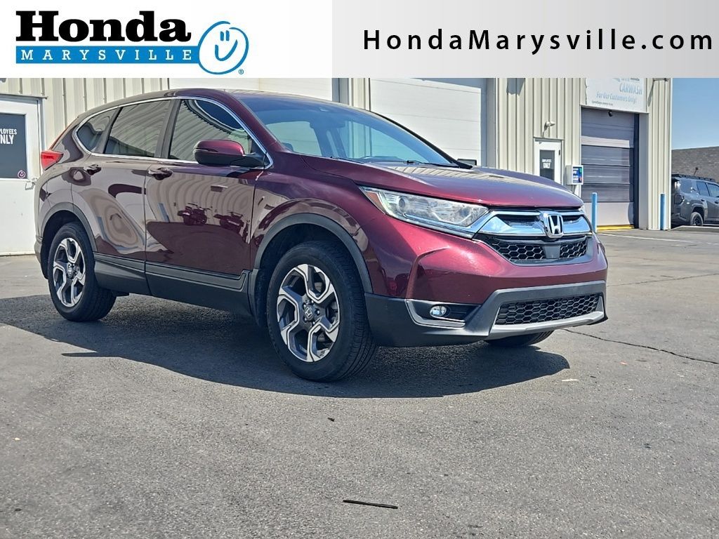 Basque Red Pearl II 2019 Honda CR-V EX AWD SUV / Crossover All-Wheel Drive Continuously Variable Transmission