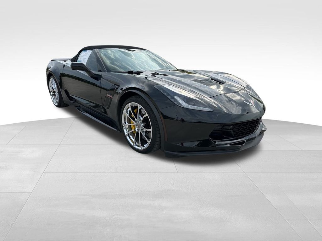 2017 Black Chevrolet Corvette Grand Sport RWD Convertible