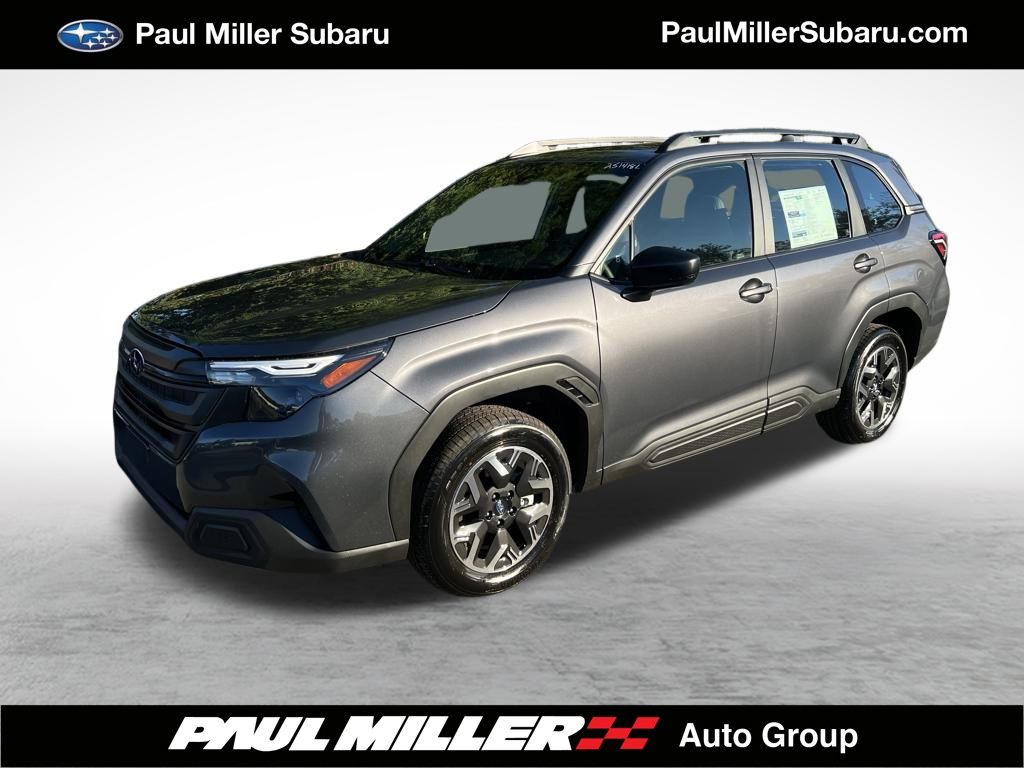 Magnetite Gray Metallic 2025 Subaru Forester SUV / Crossover All-Wheel Drive Continuously Variable Transmission