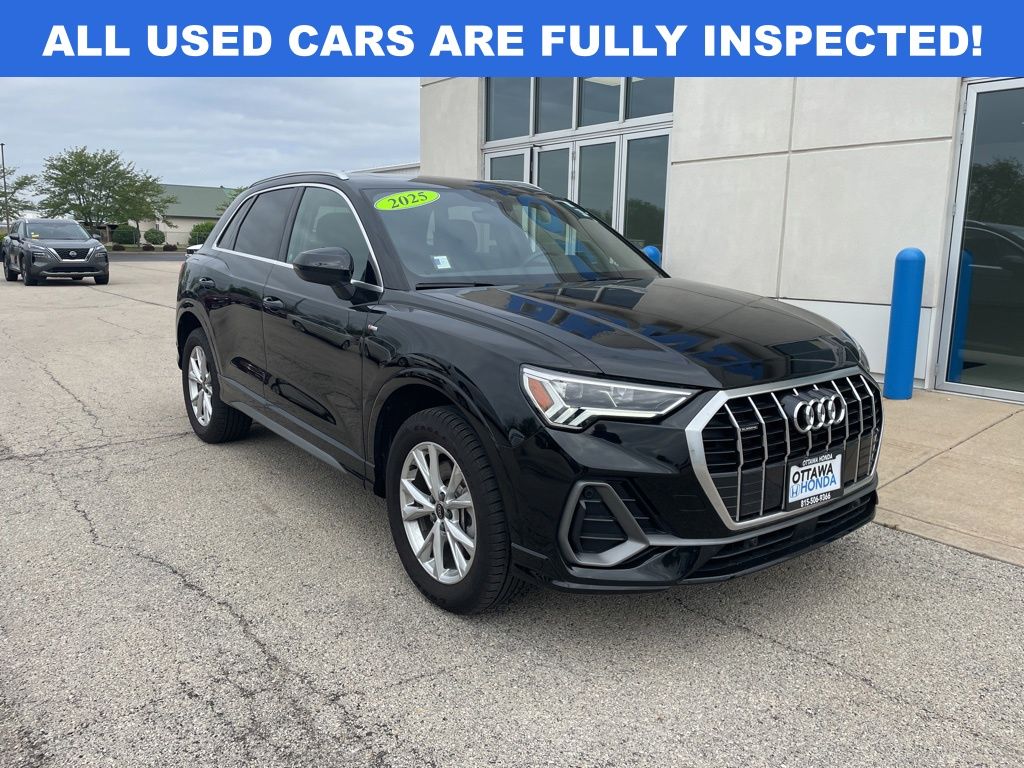 Mythos Black Metallic 2025 Audi Q3 SUV / Crossover All-Wheel Drive 8-Speed Automatic
