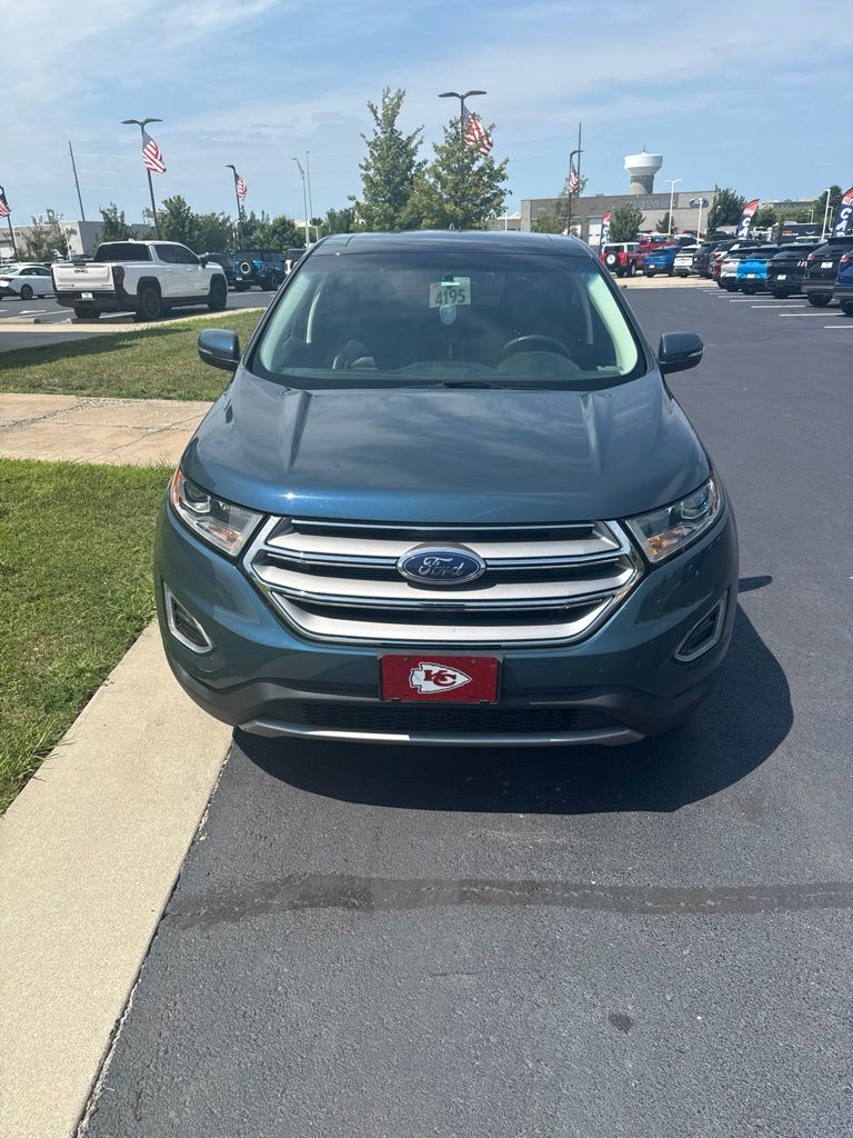 Blue Metallic 2016 Ford Edge SUV / Crossover All-Wheel Drive 6-Speed Automatic