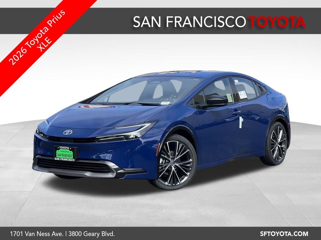 Blue 2026 Toyota Prius Hatchback Continuously Variable Transmission