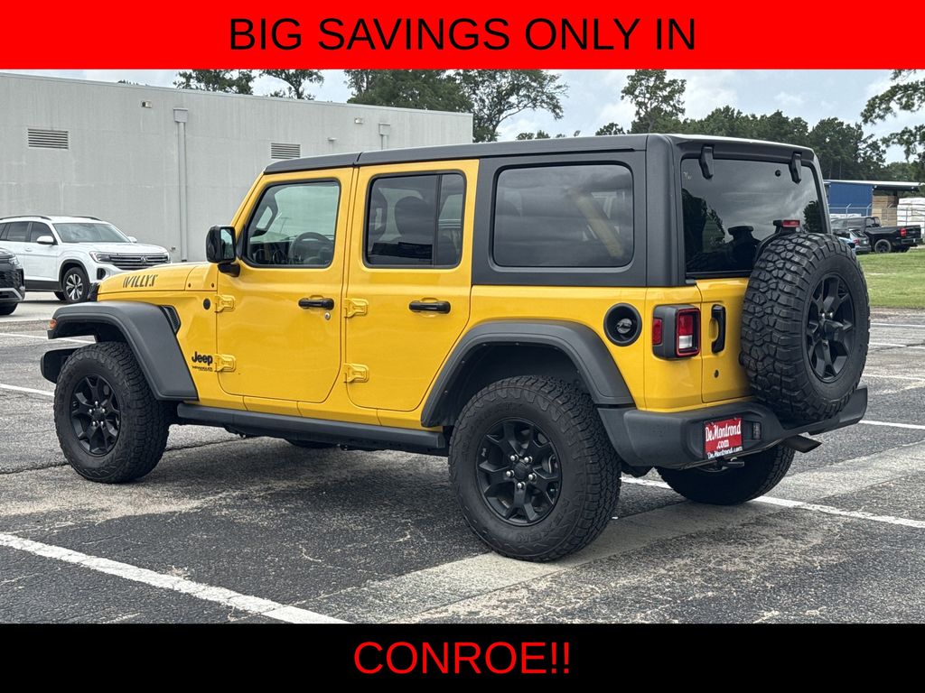 2021 Jeep Wrangler Unlimited Willys Yellow at Bayway Chrysler Dodge Jeep Ram