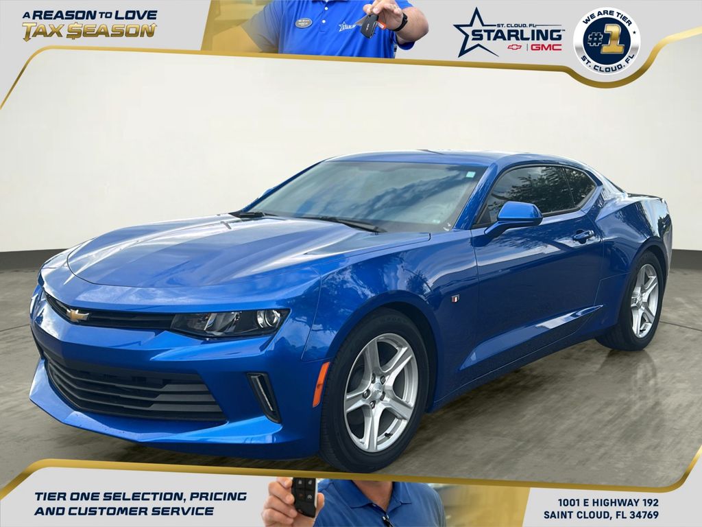Hyper Blue Metallic 2018 Chevrolet Camaro 1LT Coupe RWD Coupe Rear-Wheel Drive 8-Speed Automatic