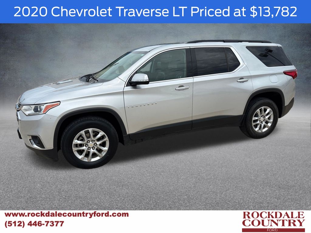 Silver Ice Metallic 2020 Chevrolet Traverse LT Leather FWD SUV / Crossover Front-Wheel Drive 9-Speed Automatic