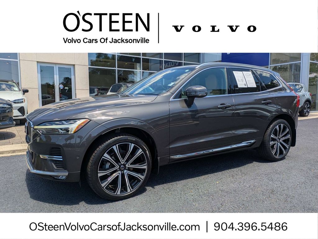 Platinum Gray Metallic 2023 Volvo XC60 SUV / Crossover All-Wheel Drive Automatic