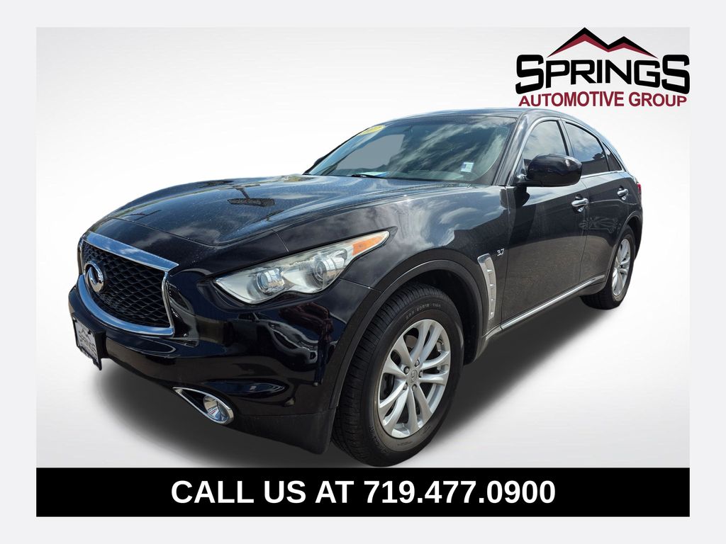Malbec Black 2017 INFINITI QX70 AWD SUV / Crossover All-Wheel Drive 7-Speed Automatic
