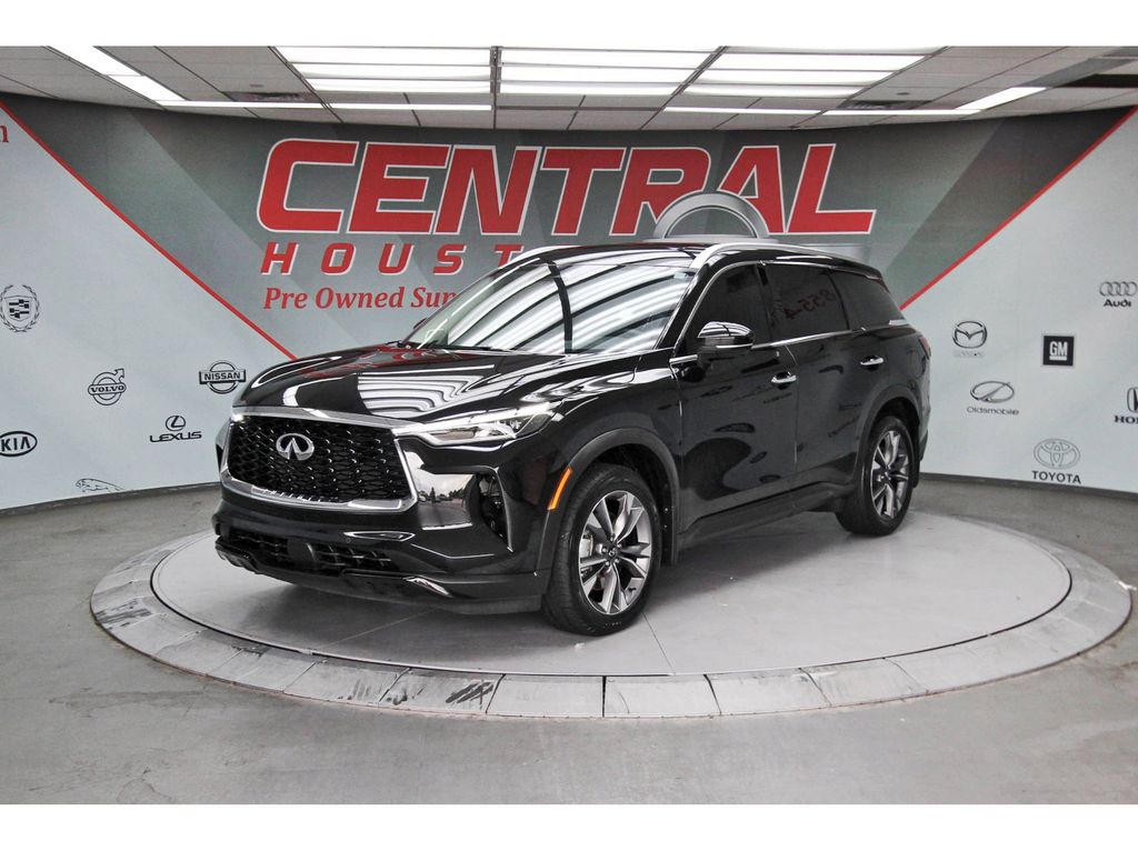 2024 INFINITI QX60 LUXE Black at Central Houston Nissan