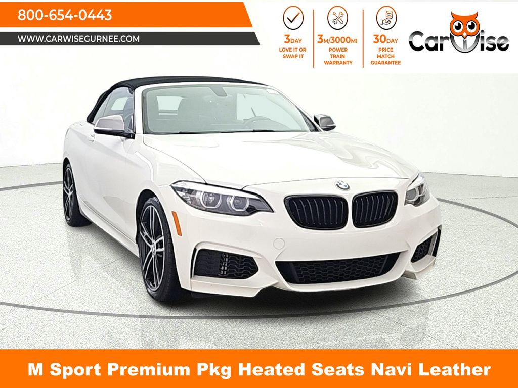 Alpine White 2018 BMW 2 Series M240i xDrive Convertible AWD Convertible All-Wheel Drive 8-Speed Automatic
