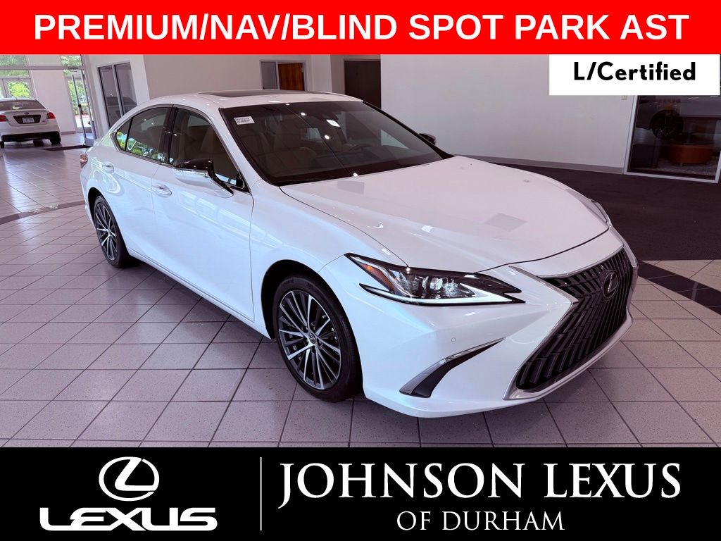 Eminent White Pearl 2025 Lexus ES Hybrid Sedan Front-Wheel Drive Continuously Variable Transmission