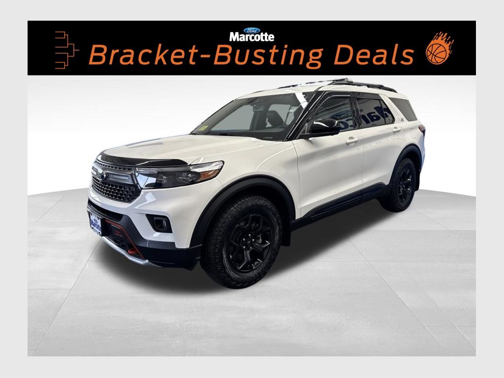 Star White Metallic Tri-Coat 2022 Ford Explorer Timberline AWD SUV / Crossover All-Wheel Drive Automatic