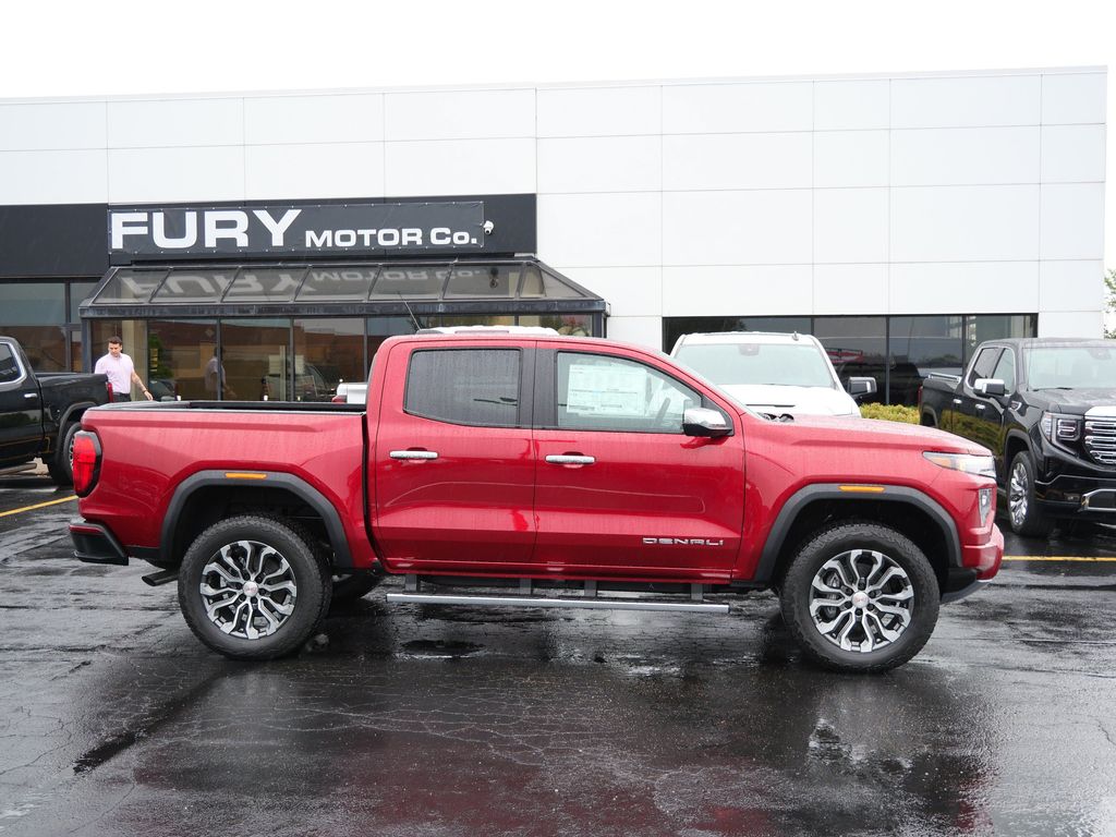 Volcanic Red Tintcoat 2026 GMC Canyon Pickup Truck Four-Wheel Drive 8-Speed Automatic