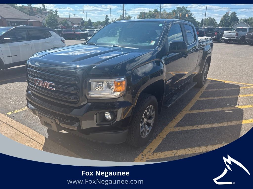 Onyx Black 2018 GMC Canyon Pickup Truck Four-Wheel Drive 8-Speed Automatic