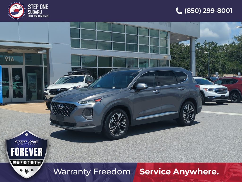 Machine Gray 2020 Hyundai Santa Fe SUV / Crossover Front-Wheel Drive 8-Speed Automatic