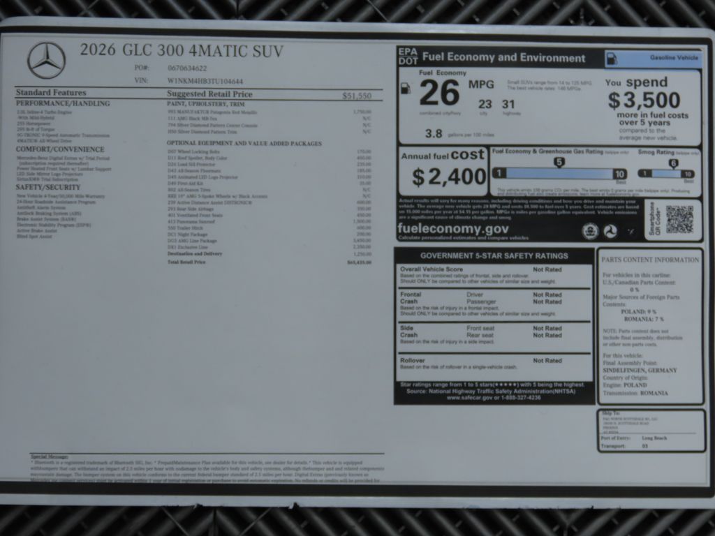 Thumbnail: 2026 Mercedes-Benz GLC - 9