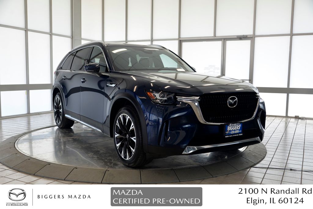 Deep Crystal Blue Mica 2024 Mazda CX-90 PHEV Premium Plus AWD SUV / Crossover All-Wheel Drive 8-Speed Automatic