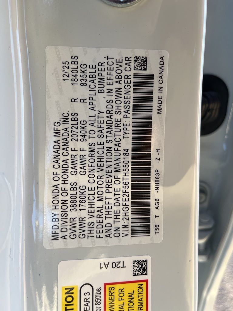 Thumbnail: 2026 Honda Civic - 5