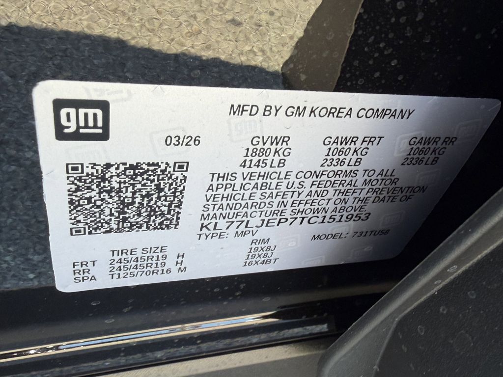 new 2026 Chevrolet Trax car, priced at $23,095