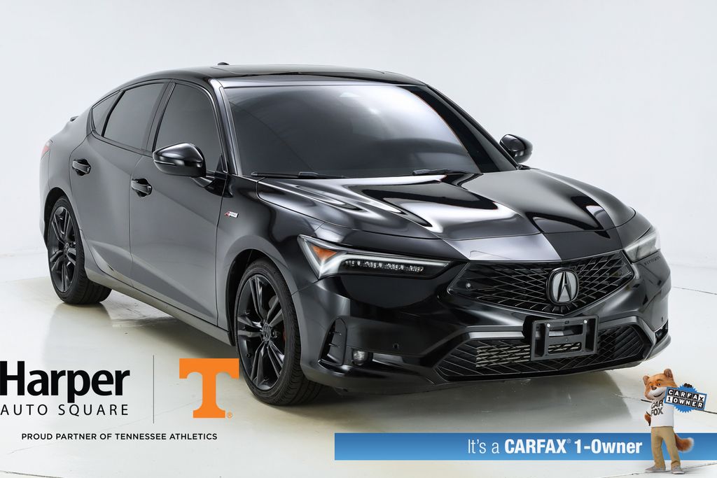 Majestic Black Pearl 2024 Acura Integra FWD with Technology and A-SPEC Package Sedan Front-Wheel Drive Continuously Variable Transmission